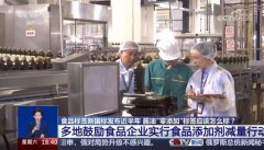 多地鼓勵食物企業實行添加劑減量行動 千禾味業